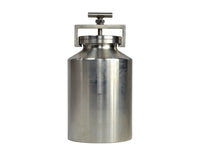 2L (2,000ml) Stainless Steel Roller Mill Jar - 304 or 316 Grade - MSE Supplies LLC