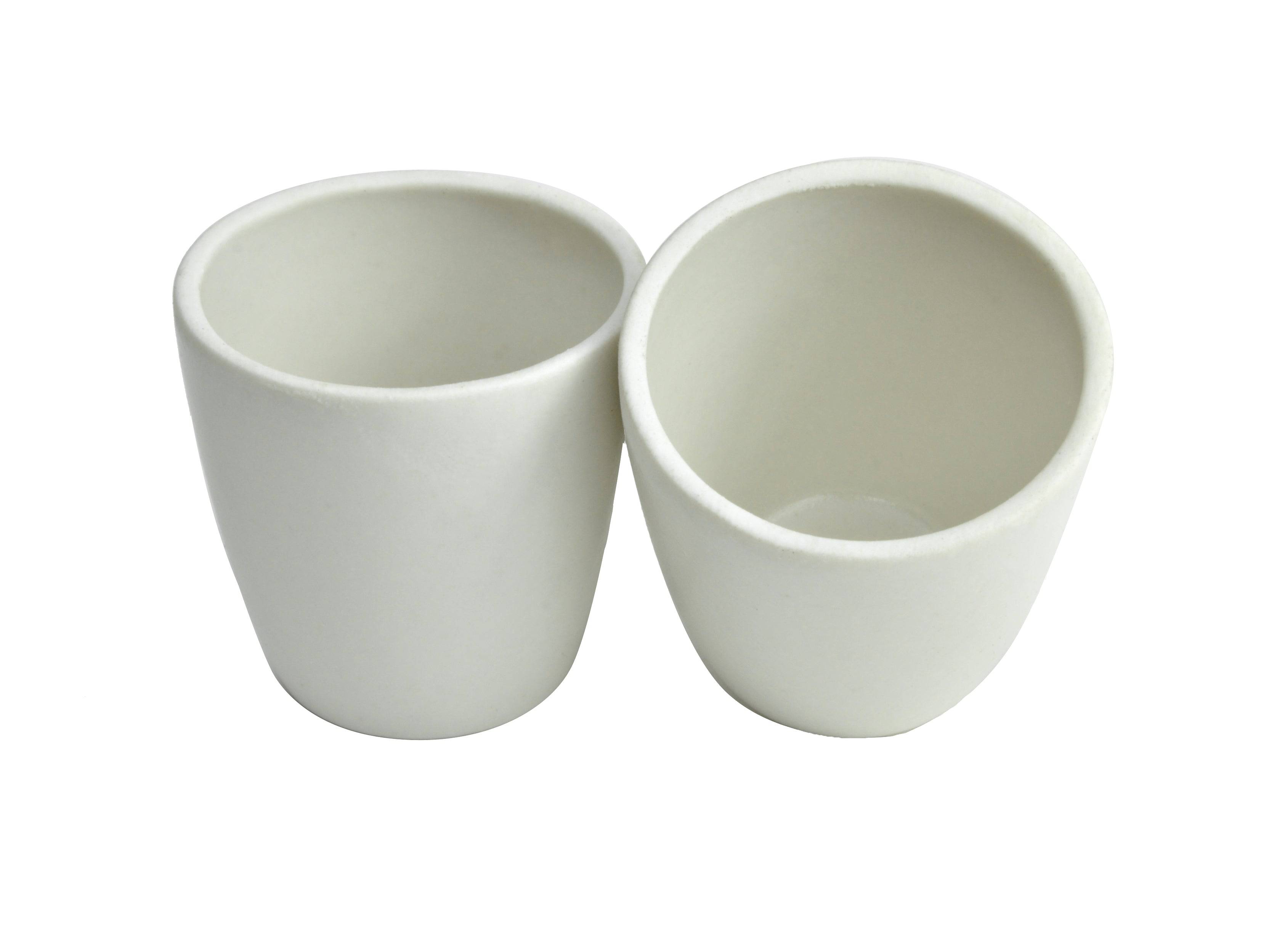 MSE PRO High Form Porcelain Crucible with Cover, 10 pieces per pack, Laboratory Supplies, MSE Supplies LLC, MSE Supplies
