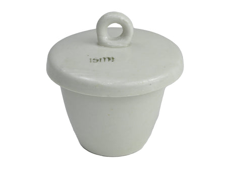 MSE PRO High Form Porcelain Crucible with Cover, 10 pieces per pack, Laboratory Supplies, MSE Supplies LLC, MSE Supplies