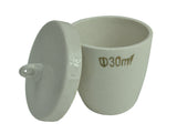 High Form Porcelain Crucible with Cover, 10 pieces per pack - MSE Supplies LLC