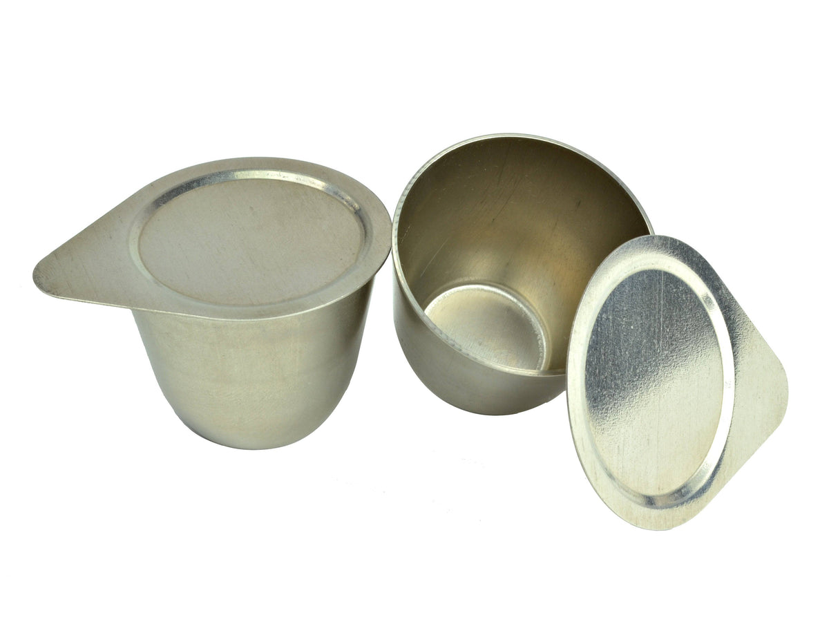 MSE PRO High Form 99.9% Purity Nickel Crucible with Lid, Laboratory Supplies, MSE Supplies LLC, MSE Supplies