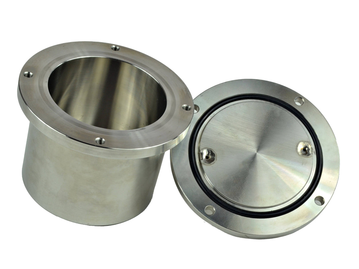 MSE PRO 250 ml Stainless Steel Vacuum Planetary Milling Jar - 304 Grade, Milling Jars, MSE Supplies LLC, MSE Supplies