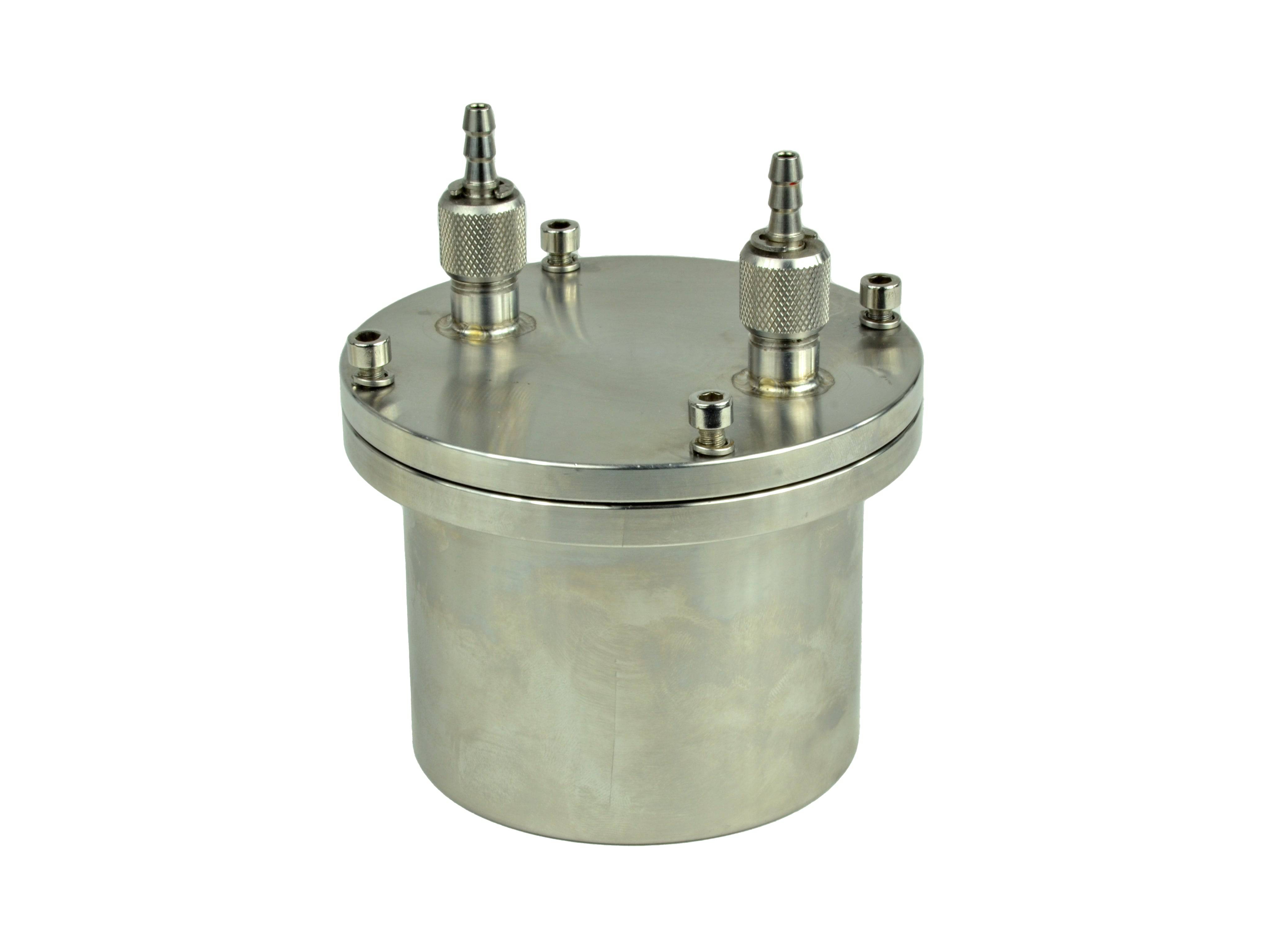 MSE PRO 250 ml Stainless Steel Vacuum Planetary Milling Jar - 304 Grade, Milling Jars, MSE Supplies LLC, MSE Supplies