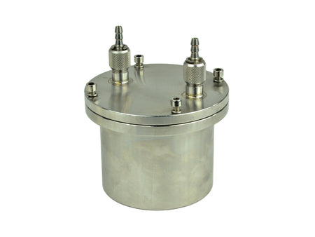 MSE PRO 250 ml Stainless Steel Vacuum Planetary Milling Jar - 304 Grade, Milling Jars, MSE Supplies LLC, MSE Supplies