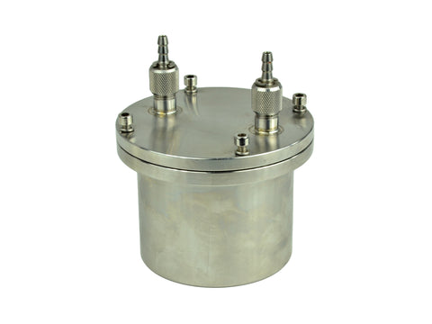 250 ml Stainless Steel Vacuum Planetary Milling Jar - 304 Grade - MSE Supplies LLC