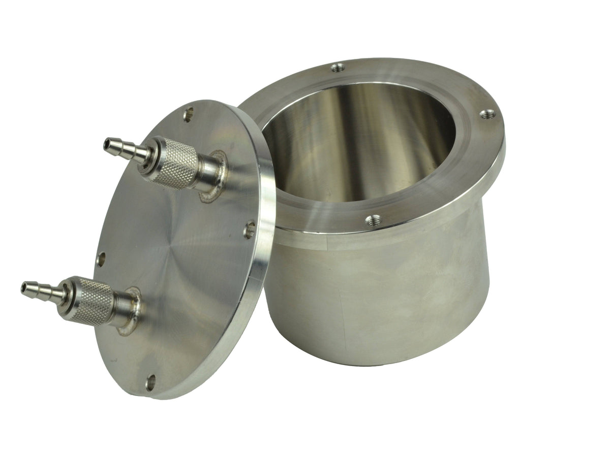 MSE PRO 250 ml Stainless Steel Vacuum Planetary Milling Jar - 304 Grade, Milling Jars, MSE Supplies LLC, MSE Supplies