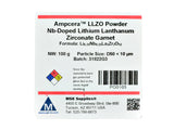 Ampcera™  LLZO Powder Nb-Doped Lithium Lanthanum Zirconate Garnet, 325 mesh, D50 less than 10um - MSE Supplies LLC