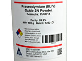 Praseodymium (III, IV) Oxide (Pr<sub>6</sub>O<sub>11</sub>) 99.9% 3N Powder - MSE Supplies LLC