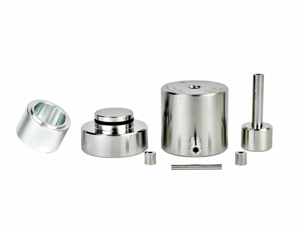 MSE PRO Ring Shaped Dry Pellet Pressing Die Set, Pellet Press Die Set, MSE Supplies LLC, MSE Supplies