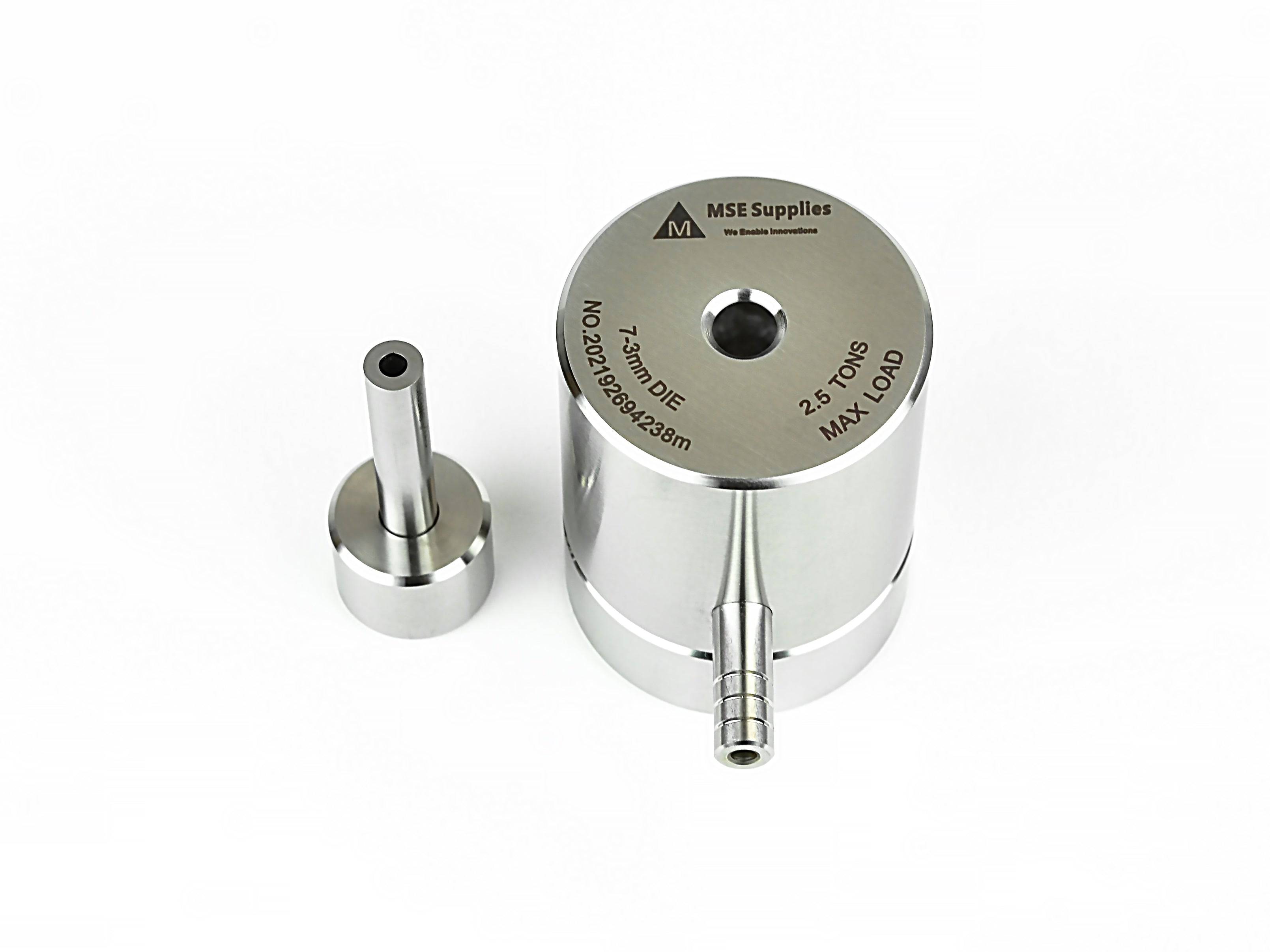 MSE PRO Ring Shaped Dry Pellet Pressing Die Set, Pellet Press Die Set, MSE Supplies LLC, MSE Supplies