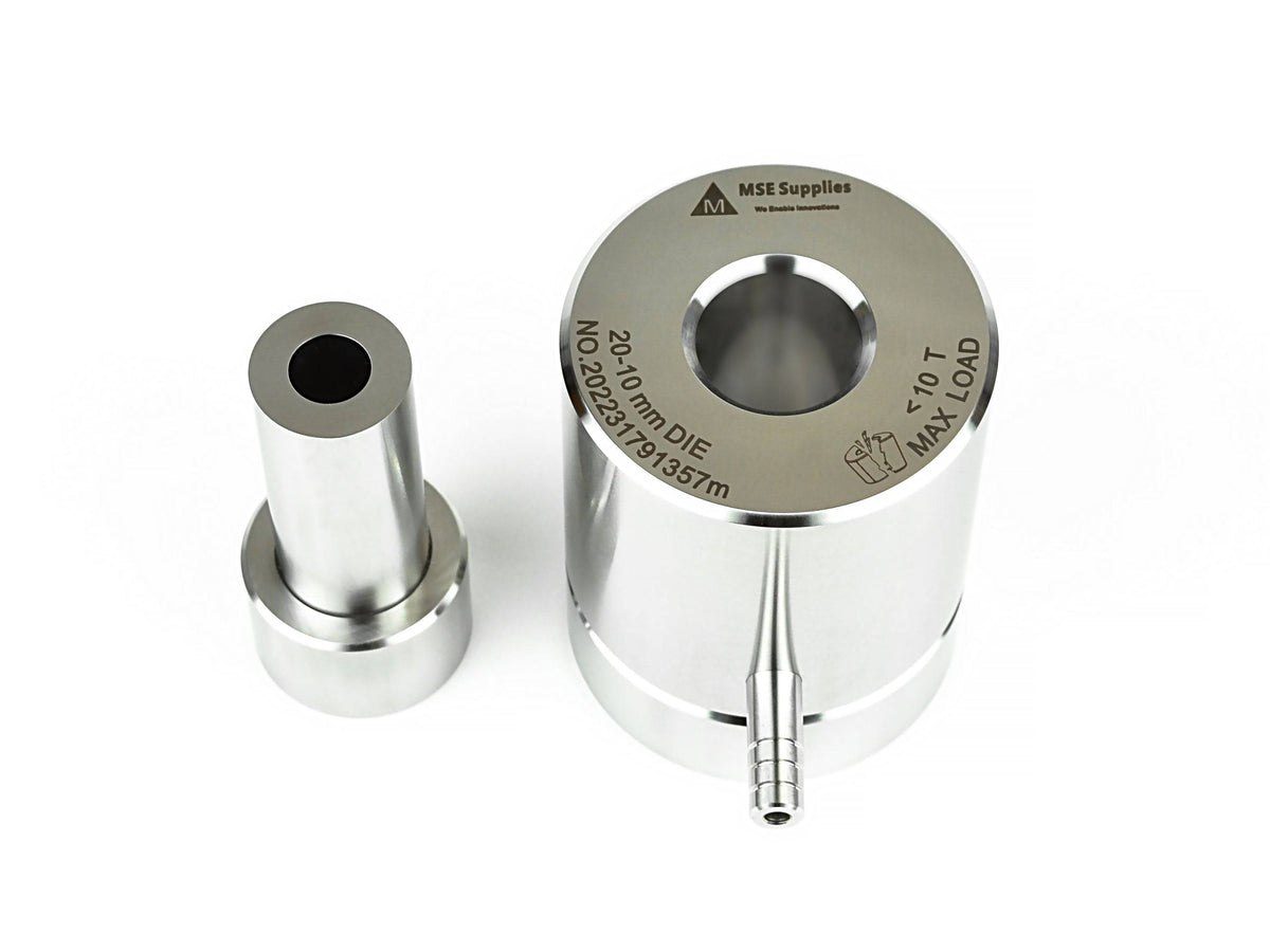 MSE PRO Ring Shaped Dry Pellet Pressing Die Set, Pellet Press Die Set, MSE Supplies LLC, MSE Supplies