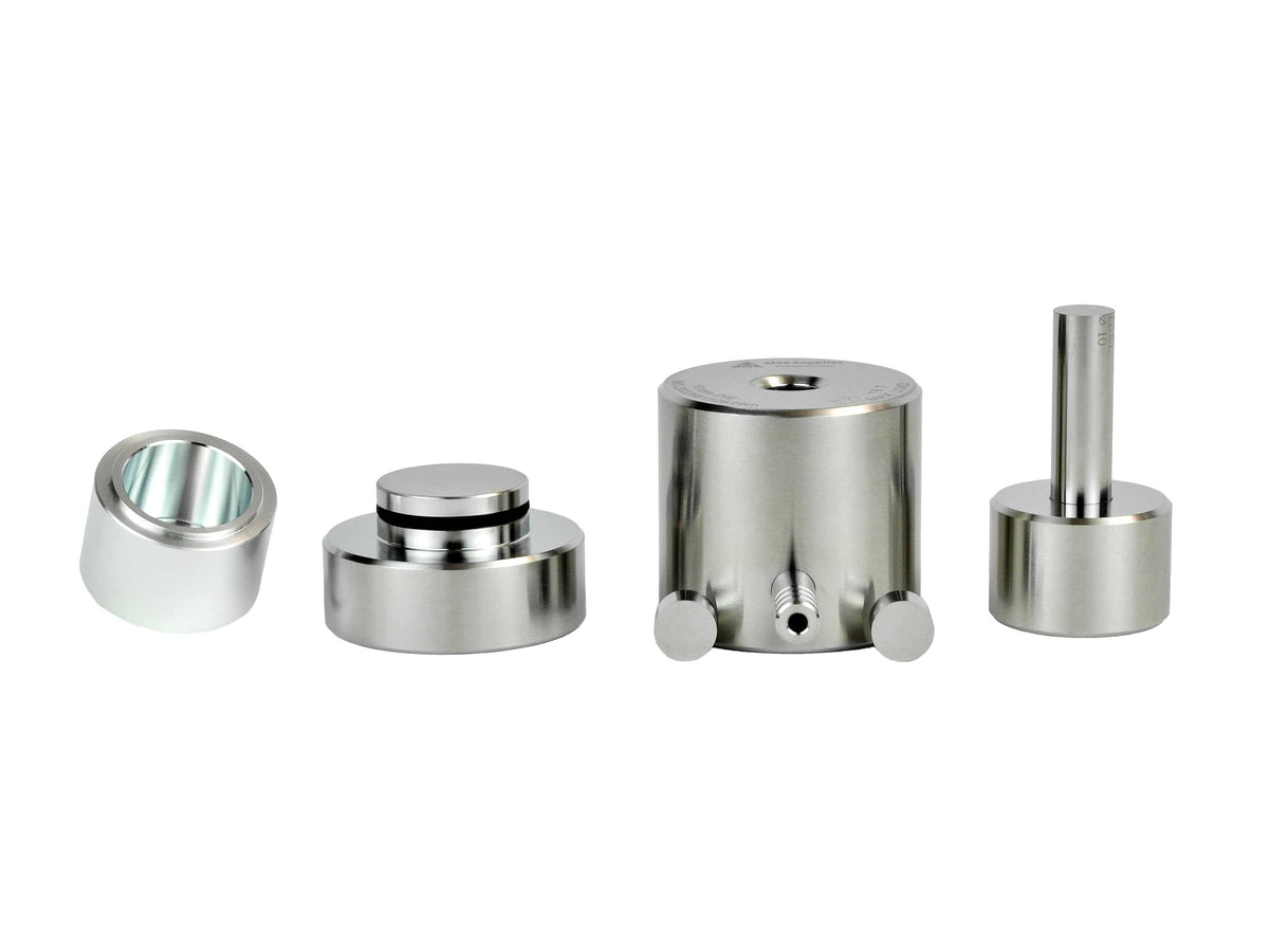 MSE PRO 0.4" (10 mm) Diameter Tungsten Carbide Dry Pellet Pressing Die Set, Pellet Press Die Set, MSE Supplies LLC, MSE Supplies