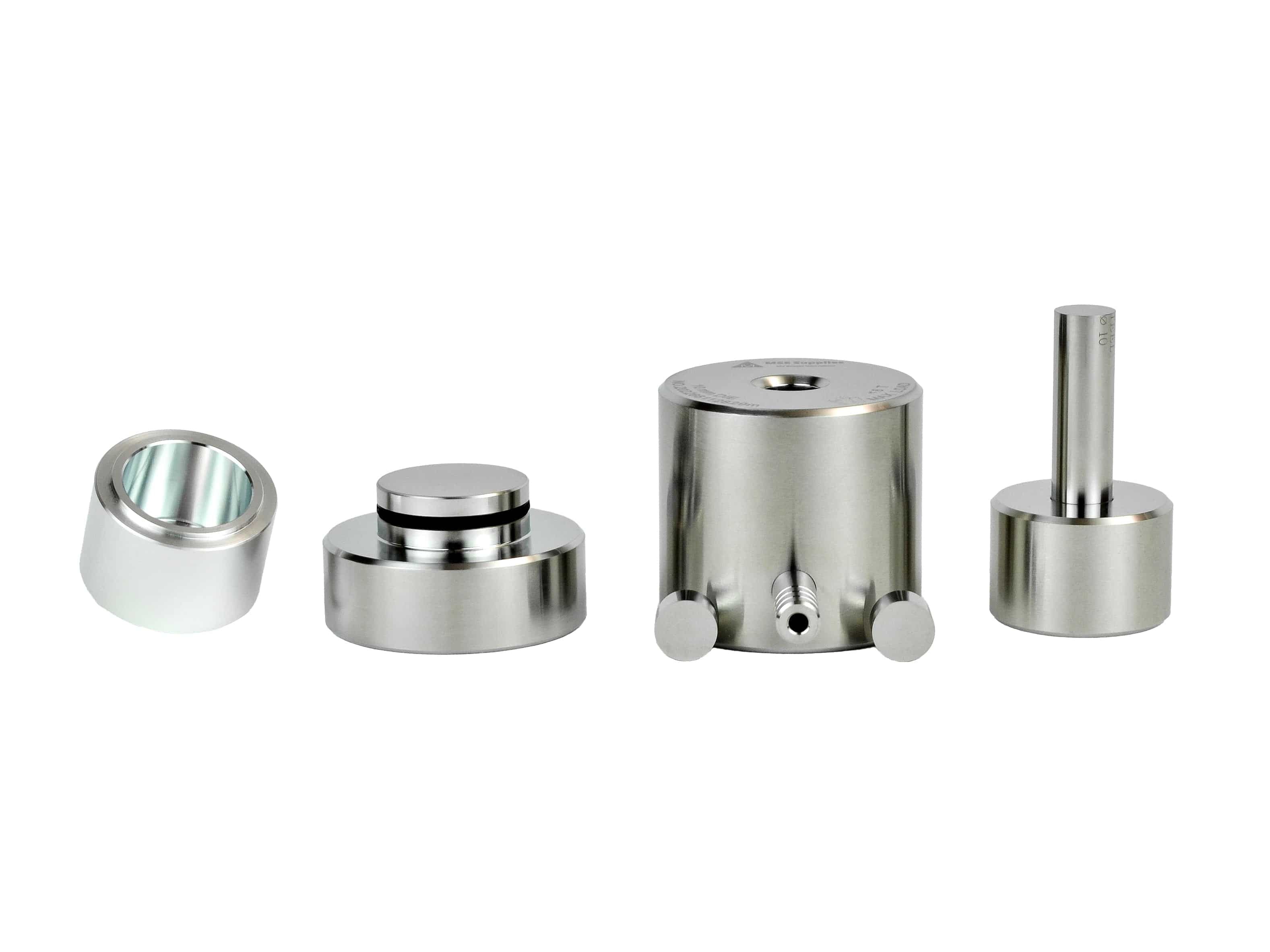 MSE PRO 0.4" (10 mm) Diameter Tungsten Carbide Dry Pellet Pressing Die Set, Pellet Press Die Set, MSE Supplies LLC, MSE Supplies
