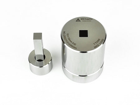 MSE PRO 10x10 mm Square Dry Pellet Pressing Die Set, Pellet Press Die Set, MSE Supplies LLC, MSE Supplies