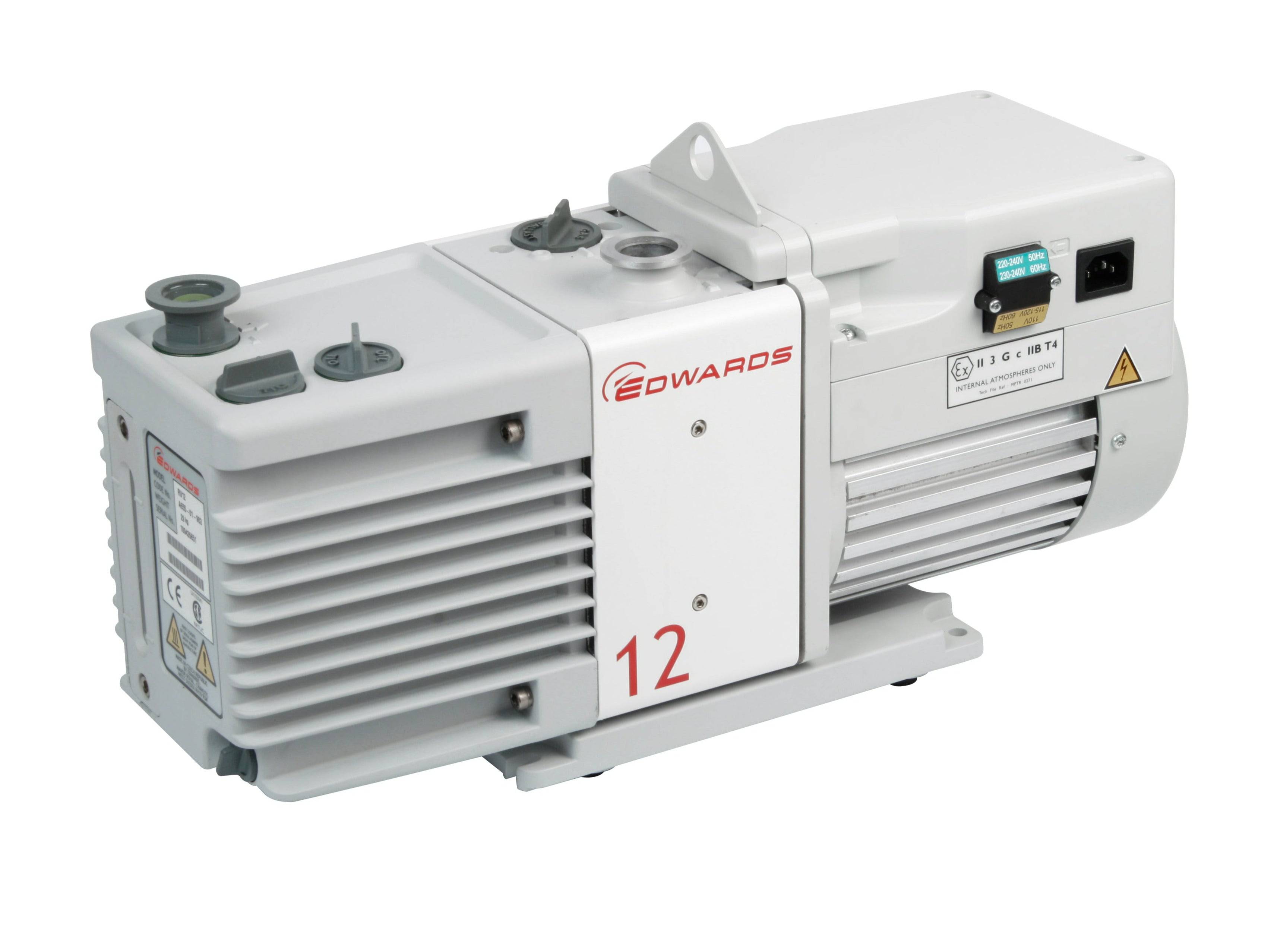 Edwards 8.4 CFM RV12 Two Stage Rotary Vane Pump, Pump Systems, Edwards, MSE Supplies