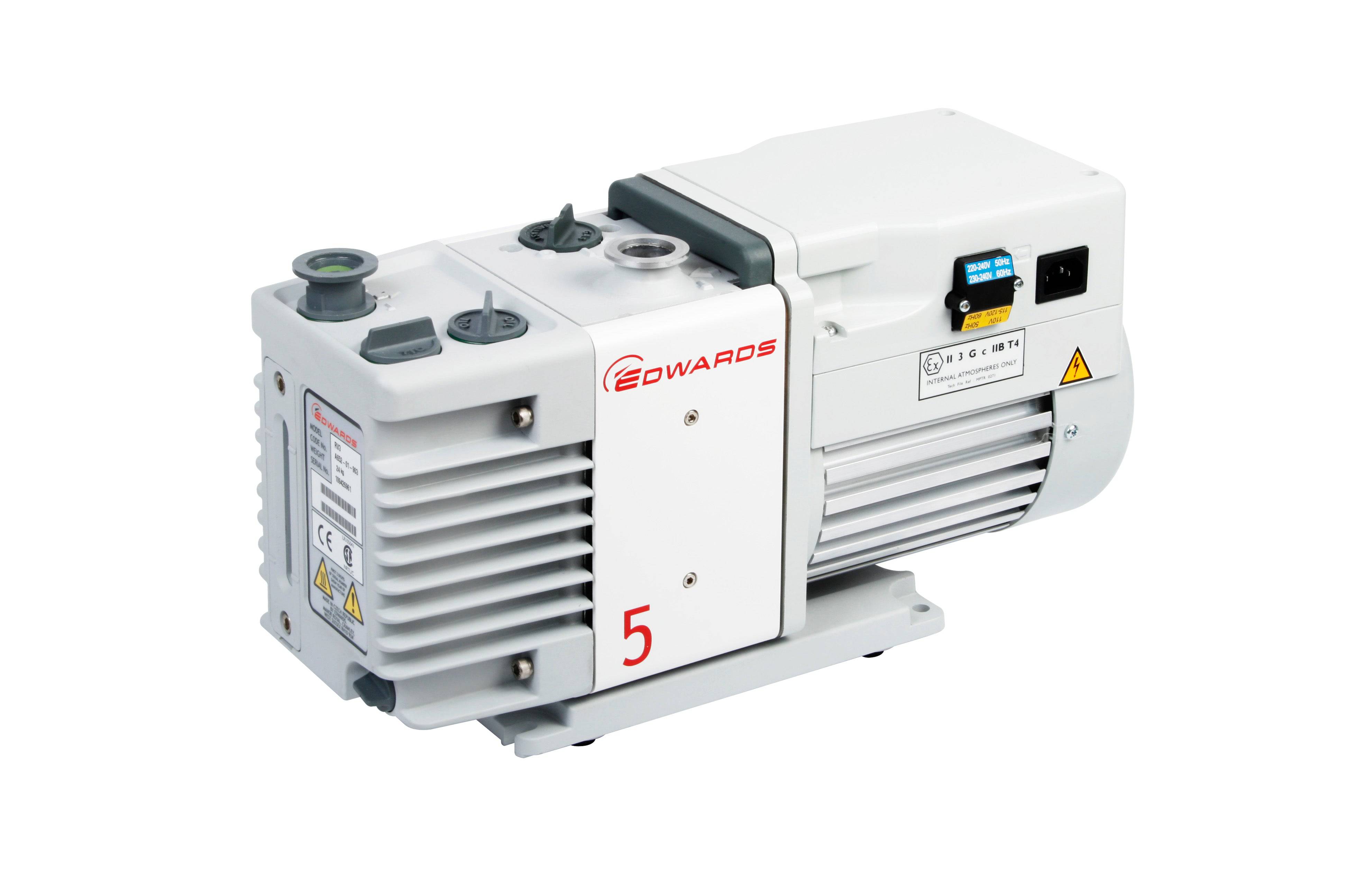 Edwards 3.6 CFM RV5 Two Stage Rotary Vane Pump, Pump Systems, Edwards, MSE Supplies