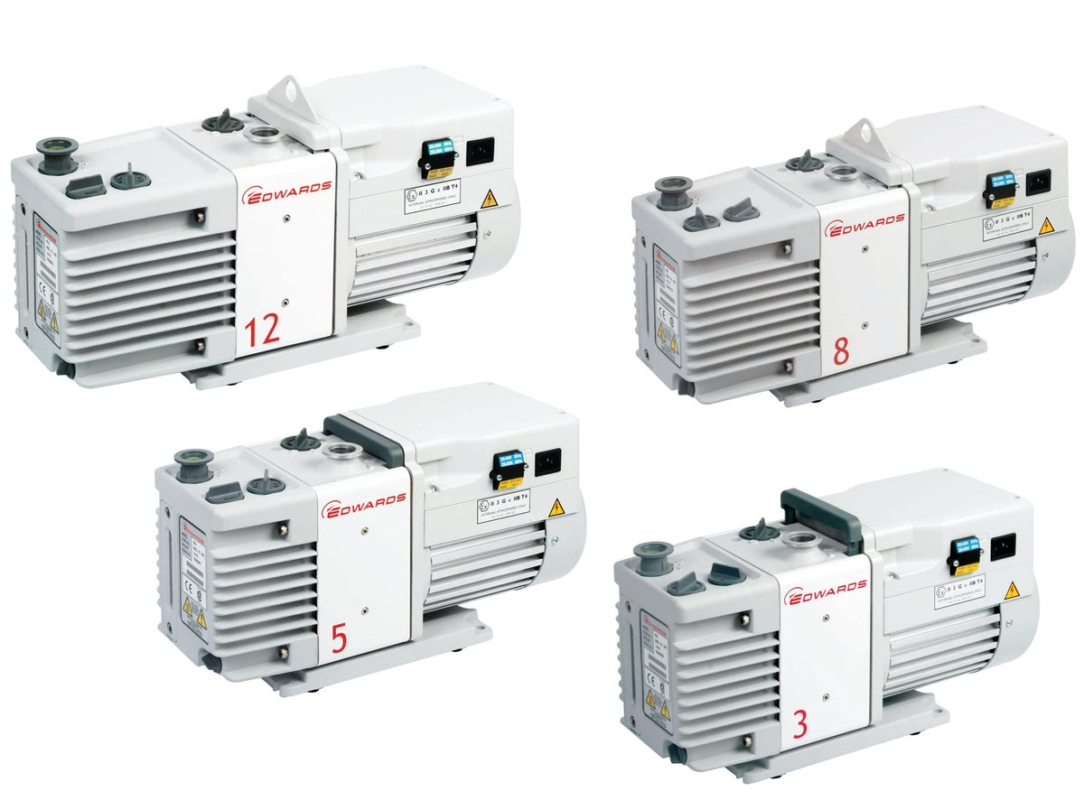 Edwards 8.4 CFM RV12 Two Stage Rotary Vane Pump, Pump Systems, Edwards, MSE Supplies