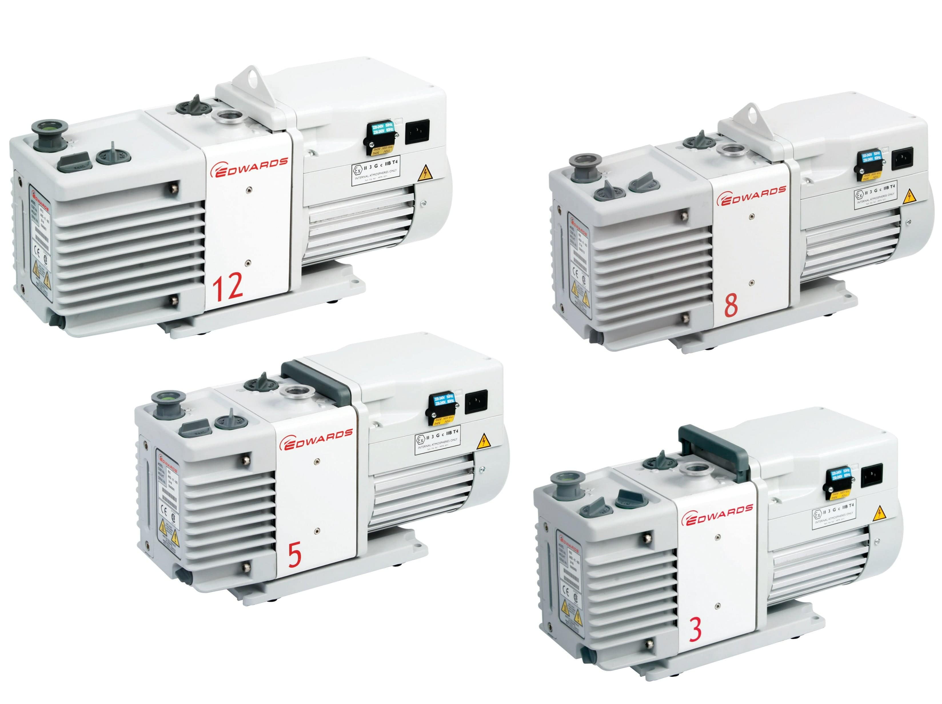 Edwards 8.4 CFM RV12 Two Stage Rotary Vane Pump, Pump Systems, Edwards, MSE Supplies