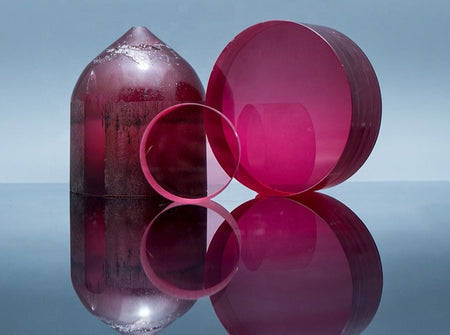 MSE PRO Titanium Doped Sapphire (Ti: Al<sub>2</sub>O<sub>3</sub> Laser Crystal, Single Crystals, MSE Supplies LLC, MSE Supplies