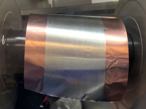 Lithium (40 um)  Copper (11 um) Laminated Foil Anode for Lithium Metal Batteries, 100g/pack,  MSE Supplies