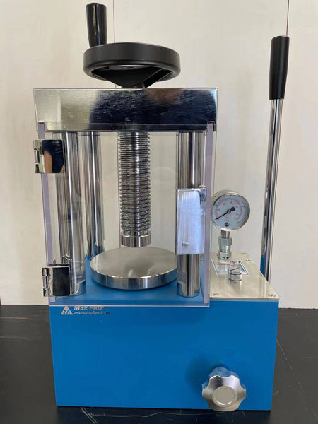 MSE PRO Lab Scale 15-Ton Manual Hydraulic Pellet Press with Safety Shield, Pellet Press Die Set, MSE Supplies LLC, MSE Supplies