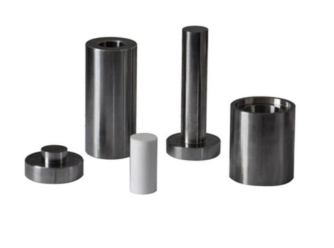 0.4" (10 mm) Diameter Dry Pellet Pressing Die Set with Deeper Sleeve and Scale Anvil - MSE Supplies LLC