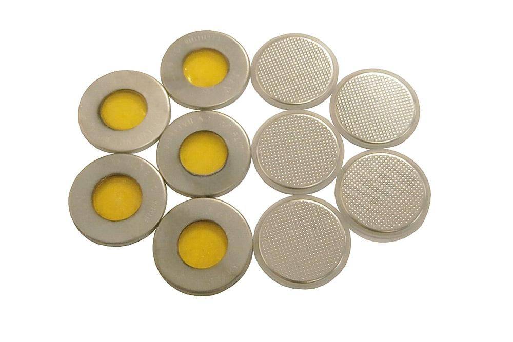 MSE PRO 5 pcs of CR2016 Coin Cell Case With One Side Kapton Window For In-situ XRD Measurement, Battery Consumables, MSE Supplies LLC, MSE Supplies
