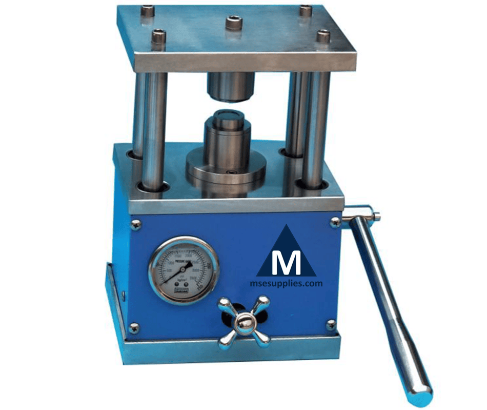 MSE PRO Hydraulic Manual Crimper for All Types of Battery Coin Cells, Battery Tools, MSE Supplies LLC, MSE Supplies