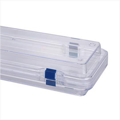 MSE PRO Plastic Membrane Box (275x100x50 mm) for Delicate Materials Storage, Wafer Carrier Cases, MSE Supplies LLC, MSE Supplies