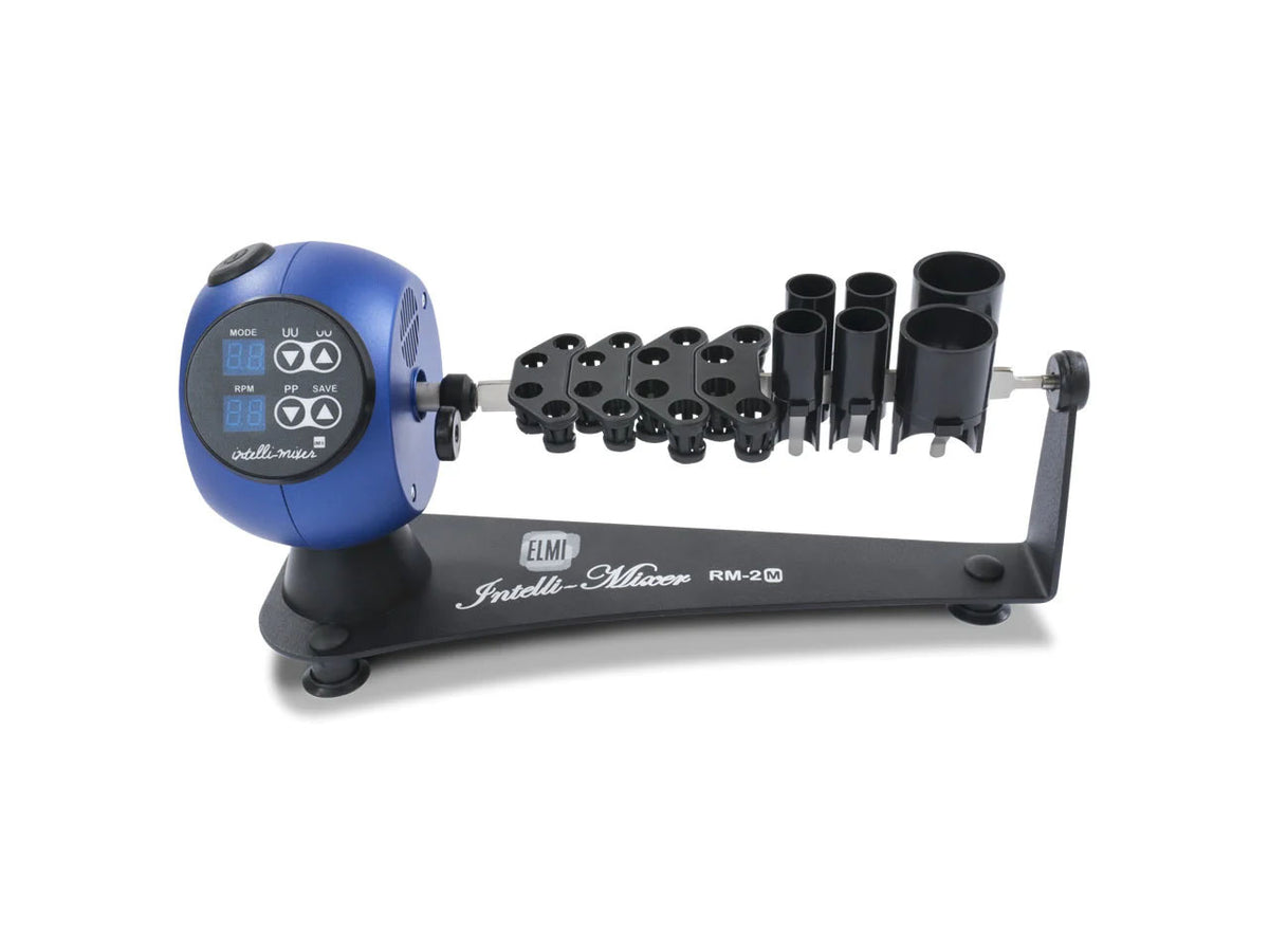 ELMI RM-2M Intelli-mixer Medium with Mix Rack, Vortex Mixers and Rotary Mixers, ELMI, MSE Supplies