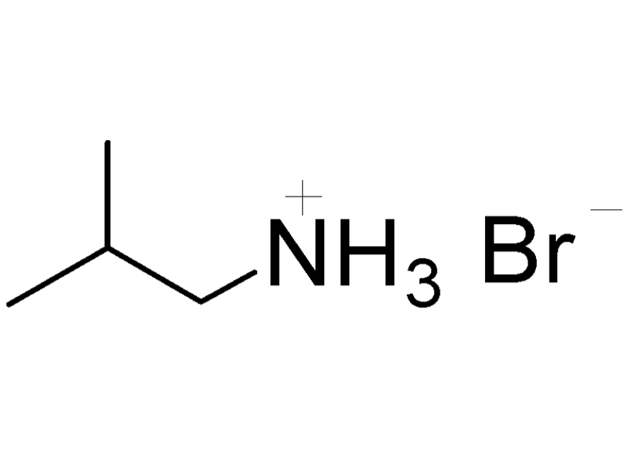 High Purity iso-Butylammonium Bromide (iBABr, C<sub>4</sub>H<sub>12</sub>BrN), 99.5%, 3g, Substrates, p-OLED, MSE Supplies