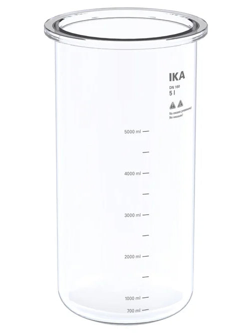 IKA HA.gv.sw.5 Glass Vessel, Single-Wall Bioreactors, Cell Culture, IKA, MSE Supplies