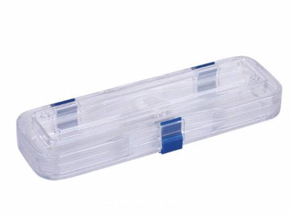 MSE PRO Plastic Membrane Box (180x54.5x30 mm) for Delicate Materials Storage, Wafer Carrier Cases, MSE Supplies LLC, MSE Supplies
