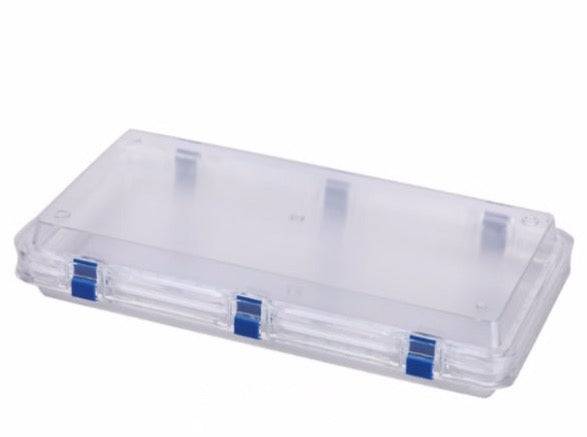 MSE PRO Plastic Membrane Box (300x150x51 mm) for Delicate Materials Storage, Wafer Carrier Cases, MSE Supplies LLC, MSE Supplies