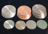 Magnetic Keeper Compatible Circular Sputtering Targets - MSE Supplies LLC