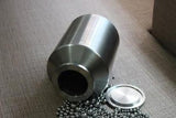 15L (15,000ml) Stainless Steel Roller Mill Jars - 304 or 316 Grade,  MSE Supplies