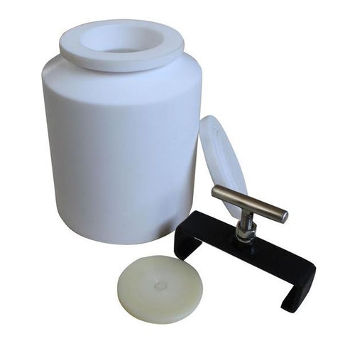 5L (5,000 ml) PTFE Teflon Roller Mill Grinding Jar,  MSE Supplies